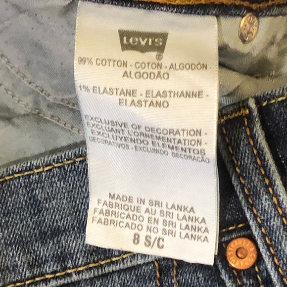 Levi's Boot Cut 515 Jeans Womens Size 8 S/C Denim Distressed Blue. - Picture 7 of 8